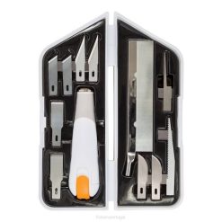 Fiskars R88Z362 ferramenta conjunto de facas com detalhes de troca fácil e resistente (11 lâminas)