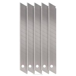 Fiskars R88Z394 ferramenta Lâminas utilitárias destacáveis ​​de 9 mm - faça você mesmo (pacote com 5)