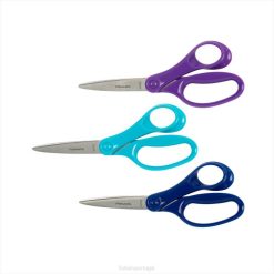 Fiskars R88Z43 ferramenta tesoura de estudante (7 pol.) Pacote com 3