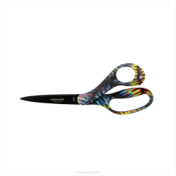 Fiskars R88Z58 ferramenta tesoura antiaderente de designer adolescente (8 pol.) tie-dye arco-íris