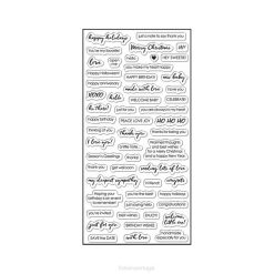 Fiskars R88Z626 ferramenta provérbios essenciais selos claros (4" x 8")